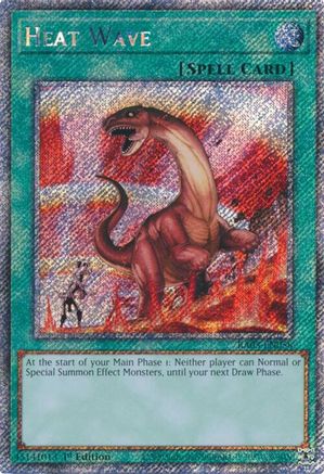 Heat Wave (Platinum Secret Rare) [RA03-EN058] Platinum Secret Rare - Yu-Gi-Oh! - Card Brawlers | Quebec | Canada |
