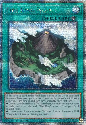Fire King Island (Quarter Century Secret Rare) [RA03-EN059] Quarter Century Secret Rare - Yu-Gi-Oh! - Card Brawlers | Quebec | Canada |