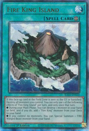 Fire King Island (UTR) [RA03-EN059] Prismatic Ultimate Rare - Yu-Gi-Oh! - Card Brawlers | Quebec | Canada |