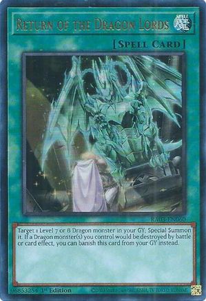 Return of the Dragon Lords (UR) [RA03-EN060] Ultra Rare - Yu-Gi-Oh! - Card Brawlers | Quebec | Canada |