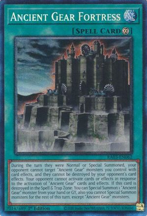 Ancient Gear Fortress (CR) [RA03-EN062] Prismatic Collector's Rare - Yu-Gi-Oh! - Card Brawlers | Quebec | Canada |