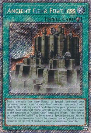 Ancient Gear Fortress (Platinum Secret Rare) [RA03-EN062] Platinum Secret Rare - Yu-Gi-Oh! - Card Brawlers | Quebec | Canada |