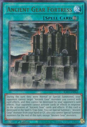 Ancient Gear Fortress (UTR) [RA03-EN062] Prismatic Ultimate Rare - Yu-Gi-Oh! - Card Brawlers | Quebec | Canada |