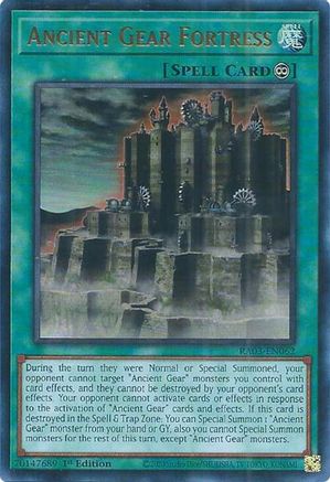 Ancient Gear Fortress (UR) [RA03-EN062] Ultra Rare - Yu-Gi-Oh! - Card Brawlers | Quebec | Canada |