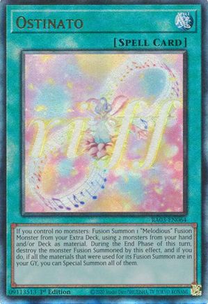 Ostinato (UTR) [RA03-EN064] Prismatic Ultimate Rare - Yu-Gi-Oh! - Card Brawlers | Quebec | Canada |