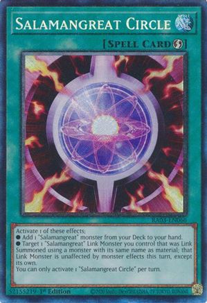 Salamangreat Circle (CR) [RA03-EN066] Prismatic Collector's Rare - Yu-Gi-Oh! - Card Brawlers | Quebec | Canada |