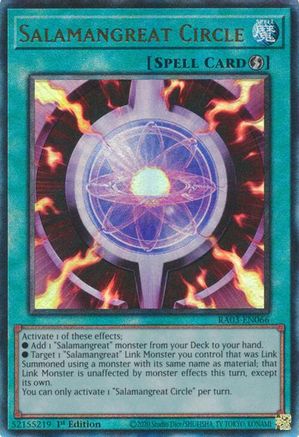 Salamangreat Circle (UTR) [RA03-EN066] Prismatic Ultimate Rare - Yu-Gi-Oh! - Card Brawlers | Quebec | Canada |