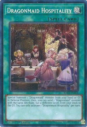 Dragonmaid Hospitality (Secret Rare) [RA03-EN068] Secret Rare - Yu-Gi-Oh! - Card Brawlers | Quebec | Canada |