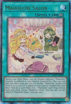 Madolche Salon (UTR) [RA03-EN069] Prismatic Ultimate Rare - Yu-Gi-Oh! - Card Brawlers | Quebec | Canada |
