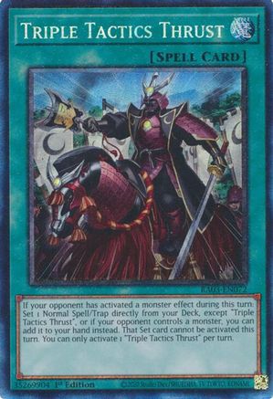 Triple Tactics Thrust (CR) [RA03-EN072] Prismatic Collector's Rare - Yu-Gi-Oh! - Card Brawlers | Quebec | Canada |