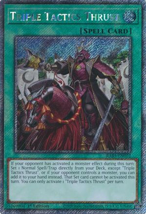 Triple Tactics Thrust (Platinum Secret Rare) [RA03-EN072] Platinum Secret Rare - Yu-Gi-Oh! - Card Brawlers | Quebec | Canada |