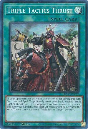 Triple Tactics Thrust [RA03-EN072] Super Rare - Yu-Gi-Oh! - Card Brawlers | Quebec | Canada |