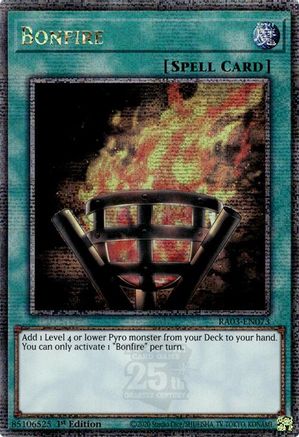 Bonfire (Quarter Century Secret Rare) [RA03-EN073] Quarter Century Secret Rare - Yu-Gi-Oh! - Card Brawlers | Quebec | Canada |