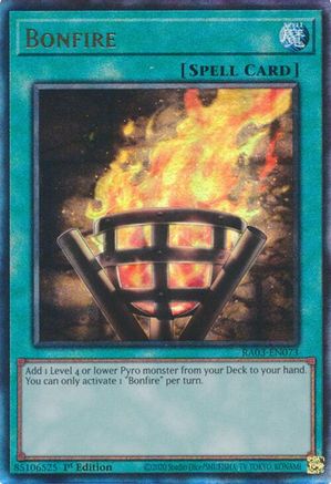 Bonfire (UTR) [RA03-EN073] Prismatic Ultimate Rare - Yu-Gi-Oh! - Card Brawlers | Quebec | Canada |