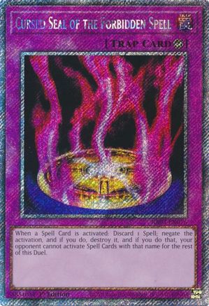 Cursed Seal of the Forbidden Spell (Platinum Secret Rare) [RA03-EN076] Platinum Secret Rare - Yu-Gi-Oh! - Card Brawlers | Quebec | Canada |