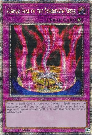 Cursed Seal of the Forbidden Spell (Quarter Century Secret Rare) [RA03-EN076] Quarter Century Secret Rare - Yu-Gi-Oh! - Card Brawlers | Quebec | Canada |