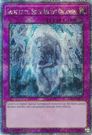 Grave of the Super Ancient Organism (Quarter Century Secret Rare) [RA03-EN077] Quarter Century Secret Rare