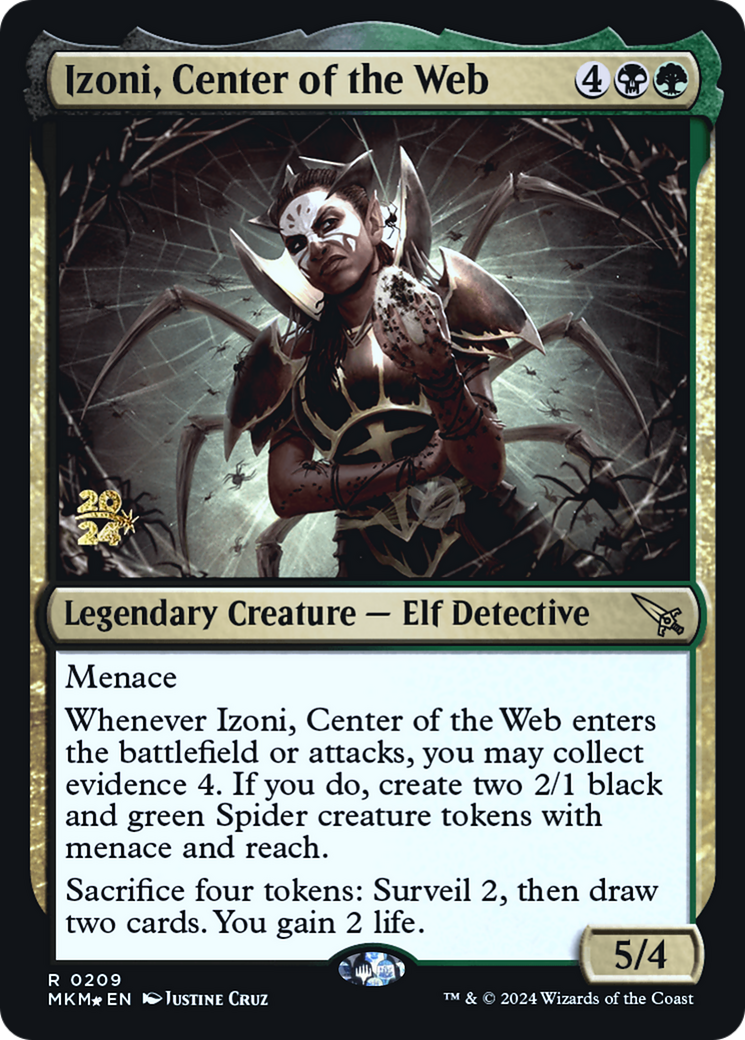 Izoni, Center of the Web [Murders at Karlov Manor Prerelease Promos] - Magic: The Gathering - Card Brawlers | Quebec | Canada |