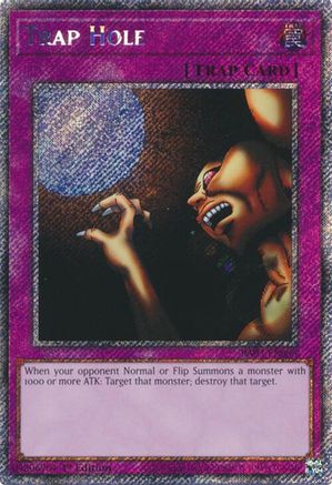 Trap Hole (Platinum Secret Rare) [RA03-EN085] Platinum Secret Rare - Yu-Gi-Oh! - Card Brawlers | Quebec | Canada |