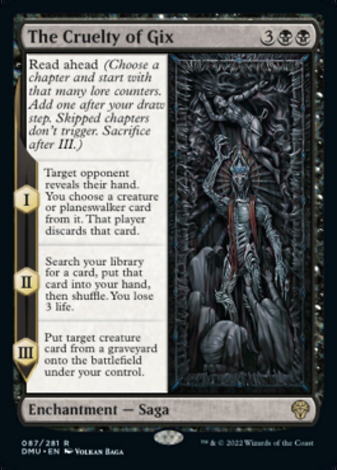 The Cruelty of Gix [Dominaria United] - Magic: The Gathering - Card Brawlers | Quebec | Canada |