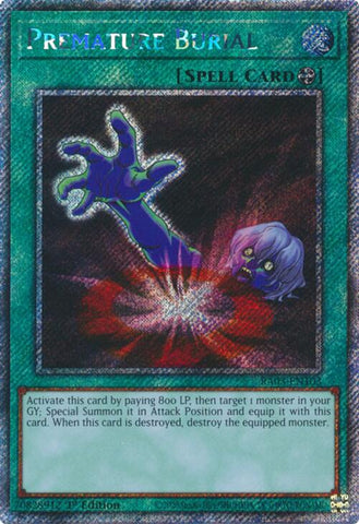 Premature Burial (Platinum Secret Rare) [RA03-EN103] Platinum Secret Rare - Yu-Gi-Oh! - Card Brawlers | Quebec | Canada |
