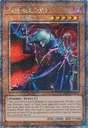 Seigneur Vampire (Quarter Century Secret Rare) [RA03-EN128] Quarter Century Secret Rare 