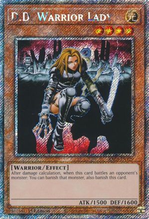 D.D. Warrior Lady (Platinum Secret Rare) [RA03-EN129] Platinum Secret Rare - Yu-Gi-Oh! - Card Brawlers | Quebec | Canada |