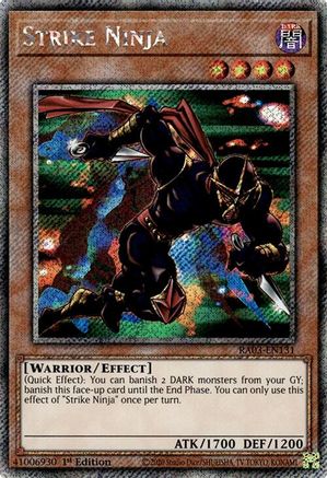 Strike Ninja (Platinum Secret Rare) [RA03-EN131] Platinum Secret Rare - Yu-Gi-Oh! - Card Brawlers | Quebec | Canada |