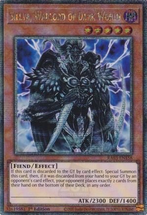 Sillva, Warlord of Dark World (Quarter Century Secret Rare) [RA03-EN158] Quarter Century Secret Rare