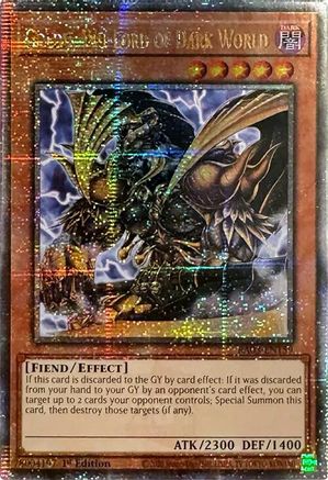 Goldd, Wu-Lord of Dark World (Quarter Century Secret Rare) [RA03-EN159] Quarter Century Secret Rare - Yu-Gi-Oh! - Card Brawlers | Quebec | Canada |