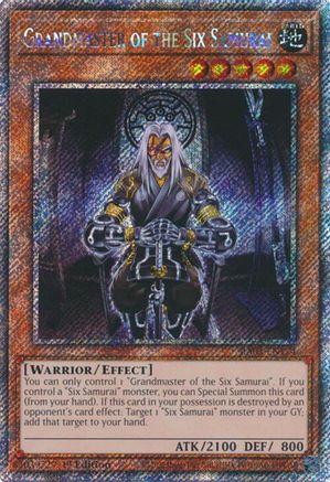 Grandmaster of the Six Samurai (Platinum Secret Rare) [RA03-EN174] Platinum Secret Rare - Yu-Gi-Oh! - Card Brawlers | Quebec | Canada |