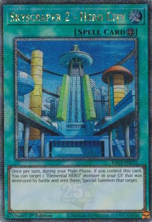 Skyscraper 2 - Hero City (Quarter Century Secret Rare) [RA03-EN175] Quarter Century Secret Rare - Yu-Gi-Oh! - Card Brawlers | Quebec | Canada |