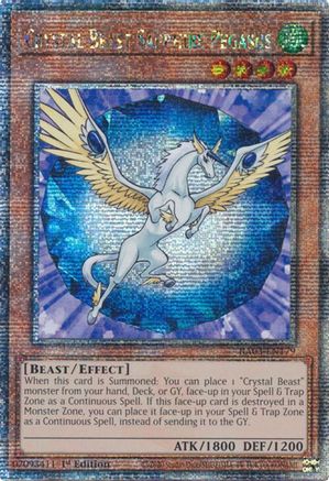 Crystal Beast Sapphire Pegasus (Quarter Century Secret Rare) [RA03-EN179] Quarter Century Secret Rare - Yu-Gi-Oh! - Card Brawlers | Quebec | Canada |