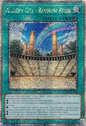 Cité antique - Ruines arc-en-ciel (Quart de siècle secret rare) [RA03-EN181] Quart de siècle secret rare 