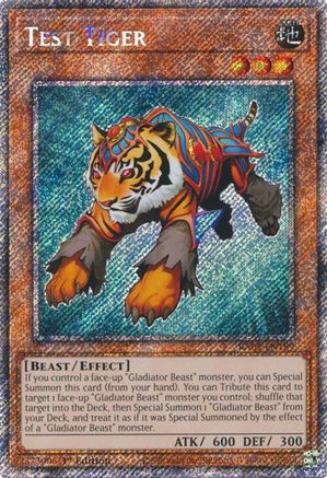 Test Tiger (Platinum Secret Rare) [RA03-EN189] Platinum Secret Rare - Yu-Gi-Oh! - Card Brawlers | Quebec | Canada |