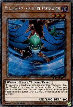 Blackwing - Gale the Whirlwind (Platinum Secret Rare) [RA03-EN215] Platinum Secret Rare - Yu-Gi-Oh! - Card Brawlers | Quebec | Canada |