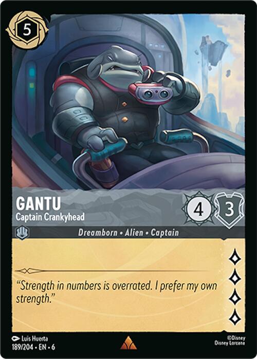 Gantu - Captain Crankyhead (189/204) [Azurite Sea] - Disney - Card Brawlers | Quebec | Canada |