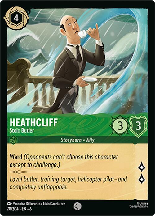 Heathcliff - Stoic Butler (78/204) [Azurite Sea] - Disney - Card Brawlers | Quebec | Canada |