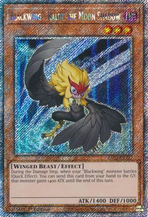 Blackwing - Kalut the Moon Shadow (Platinum Secret Rare) [RA03-EN217] Platinum Secret Rare - Yu-Gi-Oh! - Card Brawlers | Quebec | Canada |