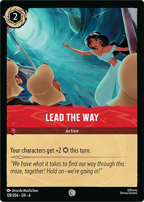 Lead the Way (129/204) [Azurite Sea] - Disney - Card Brawlers | Quebec | Canada |