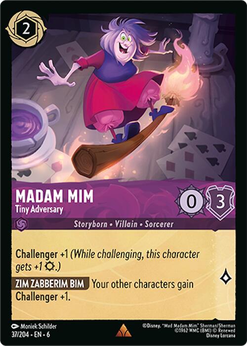 Madam Mim - Tiny Adversary (37/204) [Azurite Sea] - Disney - Card Brawlers | Quebec | Canada |