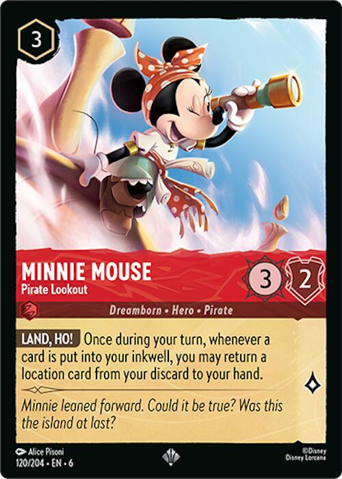 Minnie Mouse - Pirate Lookout (120/204) [Azurite Sea] - Disney - Card Brawlers | Quebec | Canada |