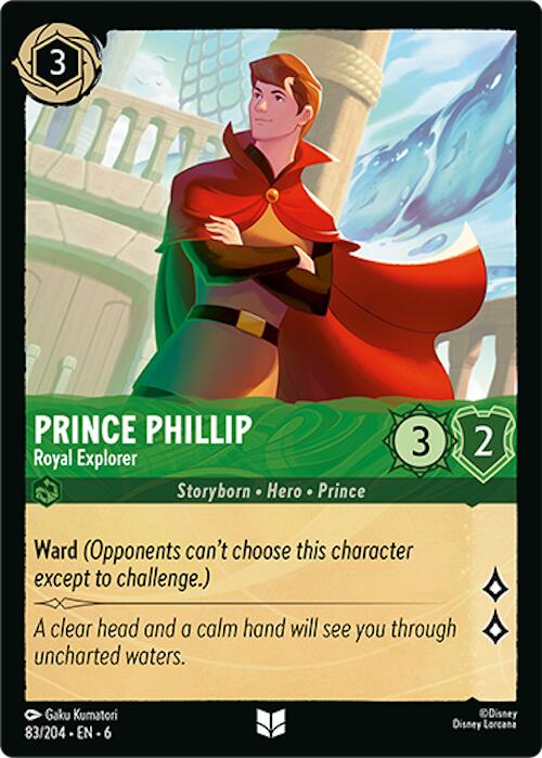 Prince Phillip - Royal Explorer (83/204) [Azurite Sea] - Disney - Card Brawlers | Quebec | Canada |
