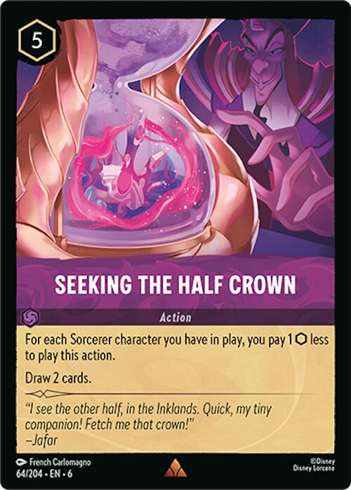 Seeking the Half Crown (64/204) [Azurite Sea] - Disney - Card Brawlers | Quebec | Canada |