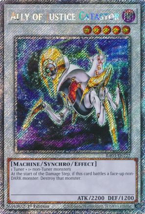 Ally of Justice Catastor (Platinum Secret Rare) [RA03-EN222] Platinum Secret Rare - Yu-Gi-Oh! - Card Brawlers | Quebec | Canada |