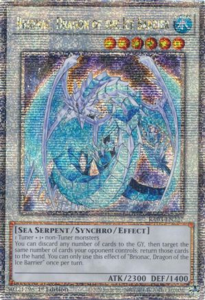 Brionac, Dragon of the Ice Barrier (Quarter Century Secret Rare) [RA03-EN227] Quarter Century Secret Rare - Yu-Gi-Oh! - Card Brawlers | Quebec | Canada |