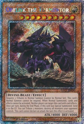 Obelisk the Tormentor (Platinum Secret Rare) [RA03-EN230] Platinum Secret Rare - Yu-Gi-Oh! - Card Brawlers | Quebec | Canada |