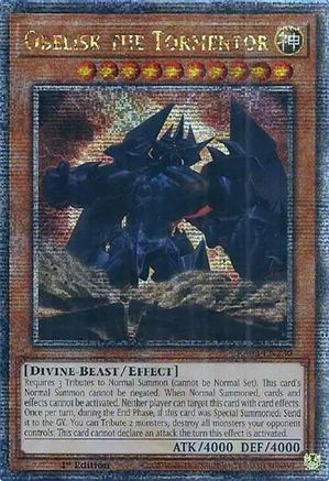 Obelisk the Tormentor (Quarter Century Secret Rare) [RA03-EN230] Quarter Century Secret Rare - Yu-Gi-Oh! - Card Brawlers | Quebec | Canada |