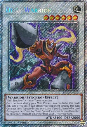 Drill Warrior (Platinum Secret Rare) [RA03-EN232] Platinum Secret Rare - Yu-Gi-Oh! - Card Brawlers | Quebec | Canada |