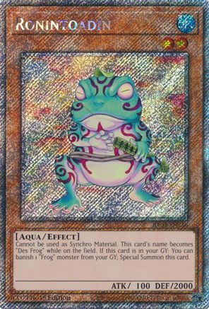 Ronintoadin (Platine Secret Rare) [RA03-EN236] Platine Secret Rare 